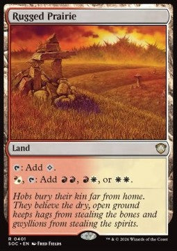 Rugged Prairie - Commander: Secrets of Strixhaven (Rare) [SOC-401]