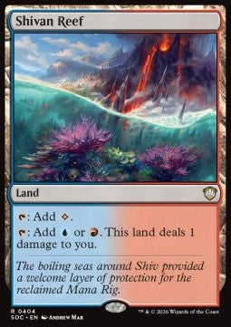 Shivan Reef - Commander: Secrets of Strixhaven (Rare) [SOC-404]
