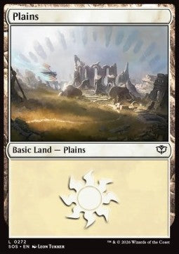 Plains (V.2) - Secrets of Strixhaven (Land) [SOS-272]