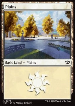 Plains (V.3) - Secrets of Strixhaven (Land) [SOS-273]