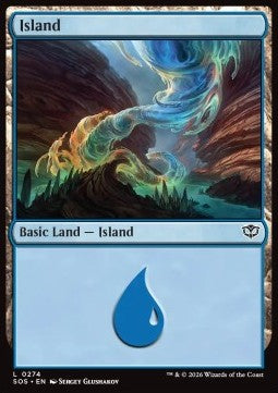 Island (V.2) - Secrets of Strixhaven (Land) [SOS-274]