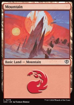 Mountain (V.3) - Secrets of Strixhaven (Land) [SOS-279]