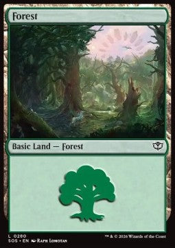 Forest (V.2) - Secrets of Strixhaven (Land) [SOS-280]