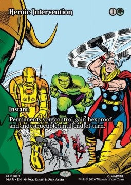 Heroic Intervention (V.4) - Marvel Source Material Cards (Mythic) [MAR-80]