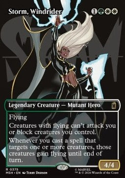 Storm, Windrider - Marvel Super Heroes: Extras (Rare) [XMSH-375]