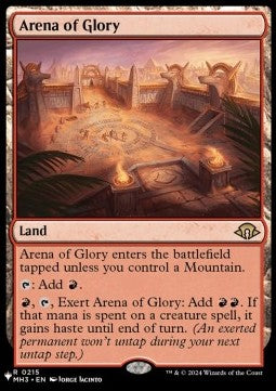 Arena of Glory - Secret Lair Commander Deck: Goblin Storm (Rare) [SLDGSC-215]