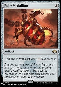 Ruby Medallion - Secret Lair Commander Deck: Goblin Storm (Rare) [SLDGSC-295]