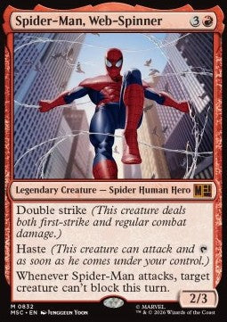 Spider-Man, Web-Spinner - Commander: Marvel Super Heroes: Extras (Mythic) [XMSC-832]