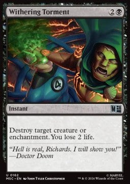 Withering Torment - Commander: Marvel Super Heroes (Uncommon) [MSC-162]