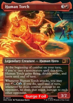 Human Torch - Commander: Marvel Super Heroes: Collector's Edition (Mythic) [MSCC-877]