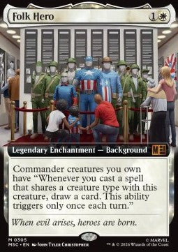 Folk Hero - Commander: Marvel Super Heroes: Extras (Mythic) [XMSC-305]