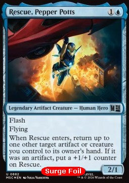 Rescue, Pepper Potts - Commander: Marvel Super Heroes: Collector's Edition (Uncommon) [MSCC-882]