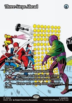 Three Steps Ahead - Marvel Source Material Cards (Mythic) [MAR-62]