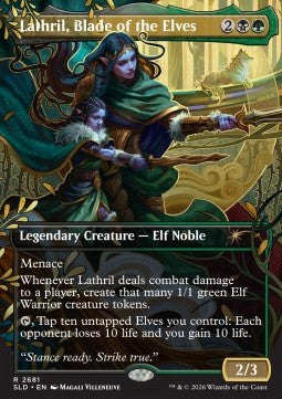 Lathril, Blade of the Elves - Secret Lair Drop Series: Secret Lair x Global Fund for Women (Rare) [SLDGFW-2681]