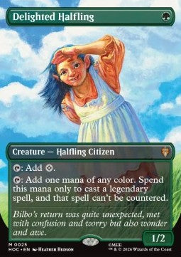 Delighted Halfling (V.1) - The Hobbit: Eternal (Mythic) [HOC-25]