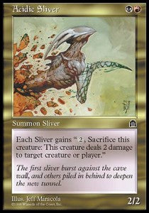 Acidic Sliver - Stronghold (Uncommon)