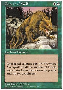 Aspect of Wolf - Fifth Edition (Rare)
