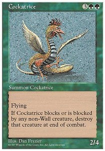 Cockatrice - Fifth Edition (Rare)