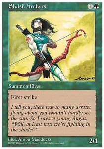 Elvish Archers - Fifth Edition (Rare)