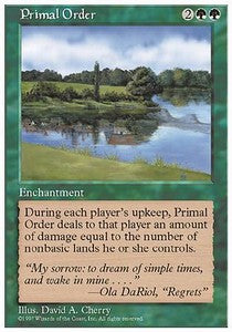 Primal Order - Fifth Edition (Rare)