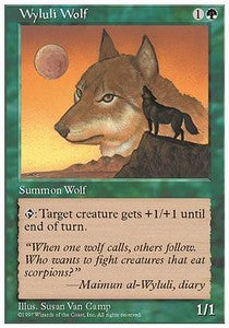 Wyluli Wolf - Fifth Edition (Rare)