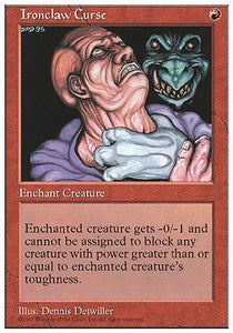 Ironclaw Curse - Fifth Edition (Rare)