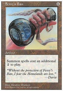 Feroz's Ban - Fifth Edition (Rare)
