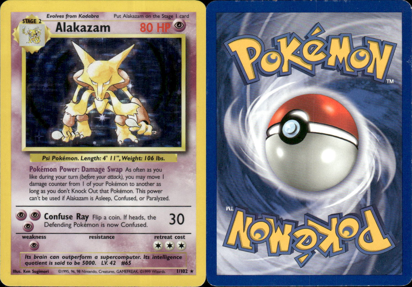 Alakazam (1/102) [Base Set Unlimited]