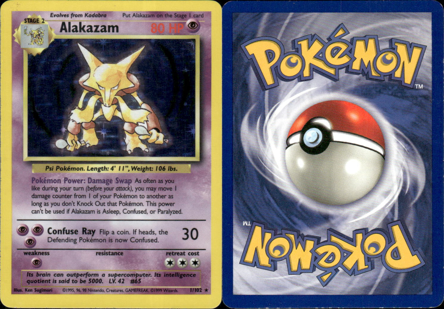 Alakazam (1/102) [Base Set Unlimited]