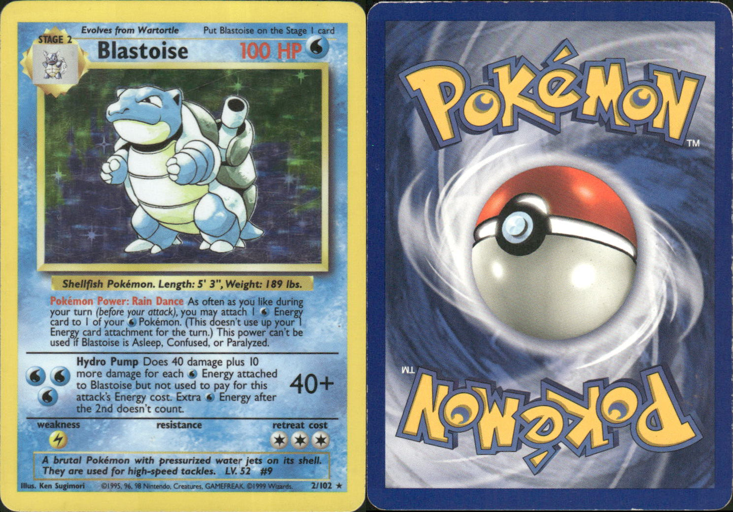 Blastoise (2/102) [Base Set Unlimited]