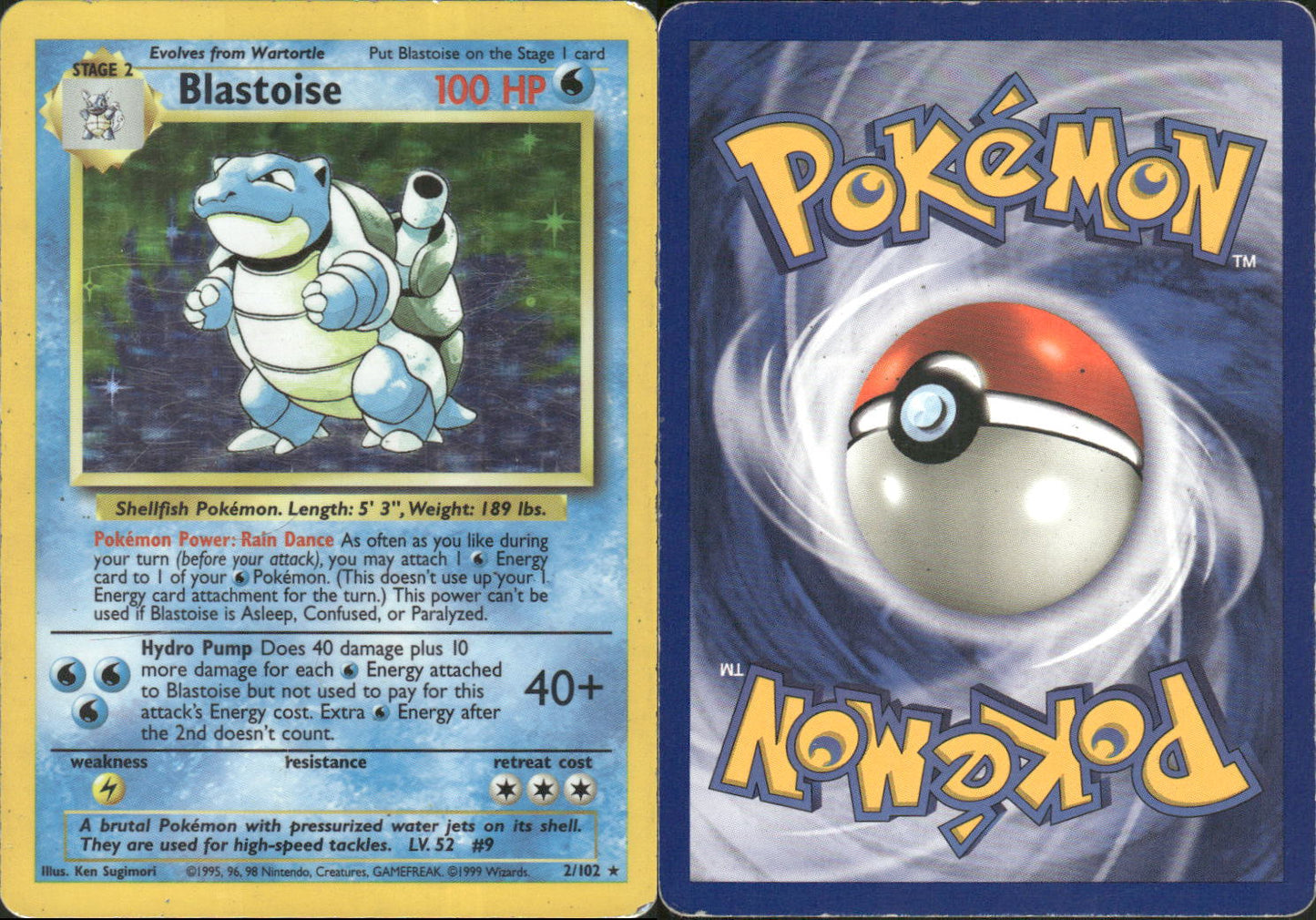 Blastoise (2/102) [Base Set Unlimited]