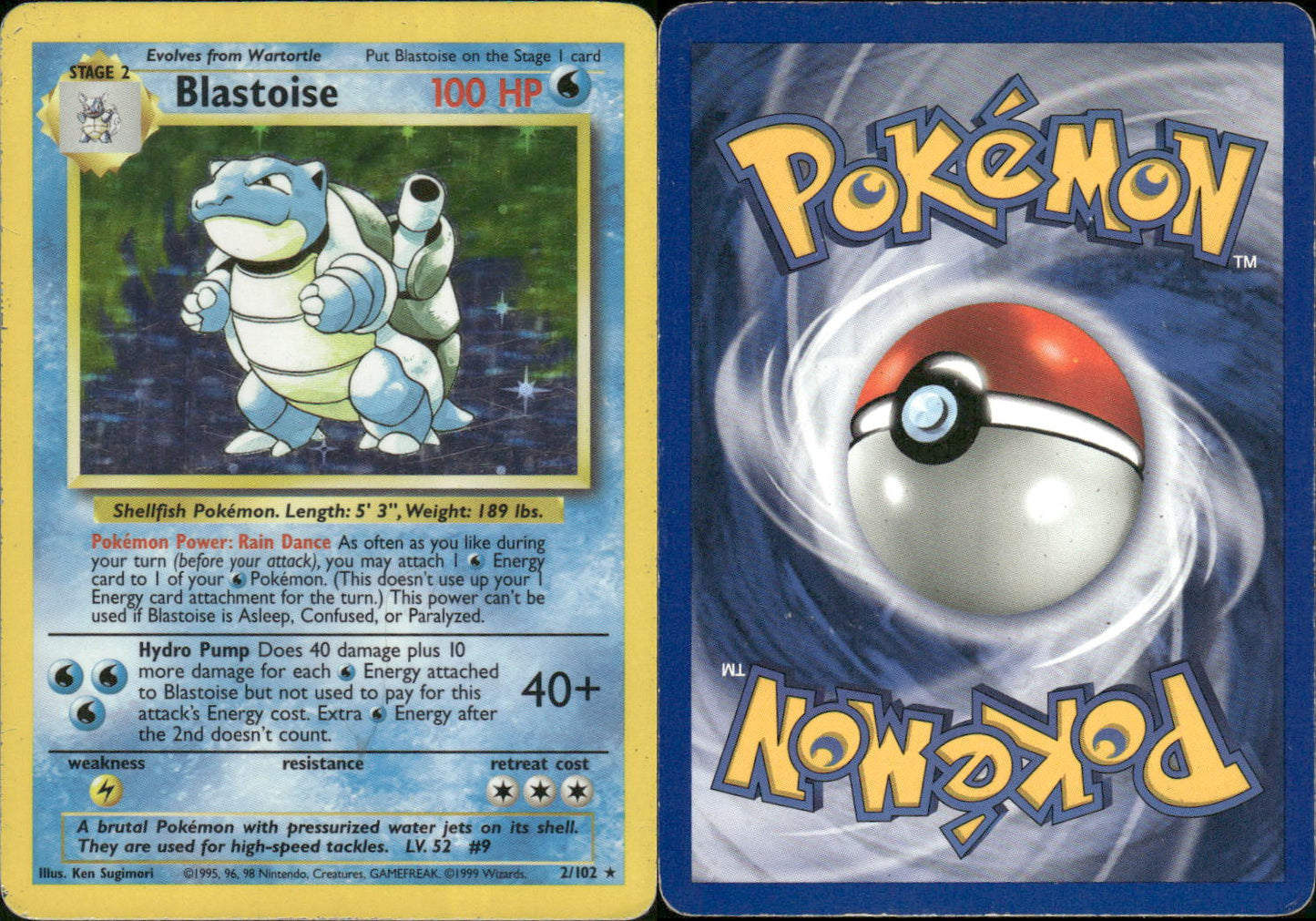 Blastoise (2/102) [Base Set Unlimited]