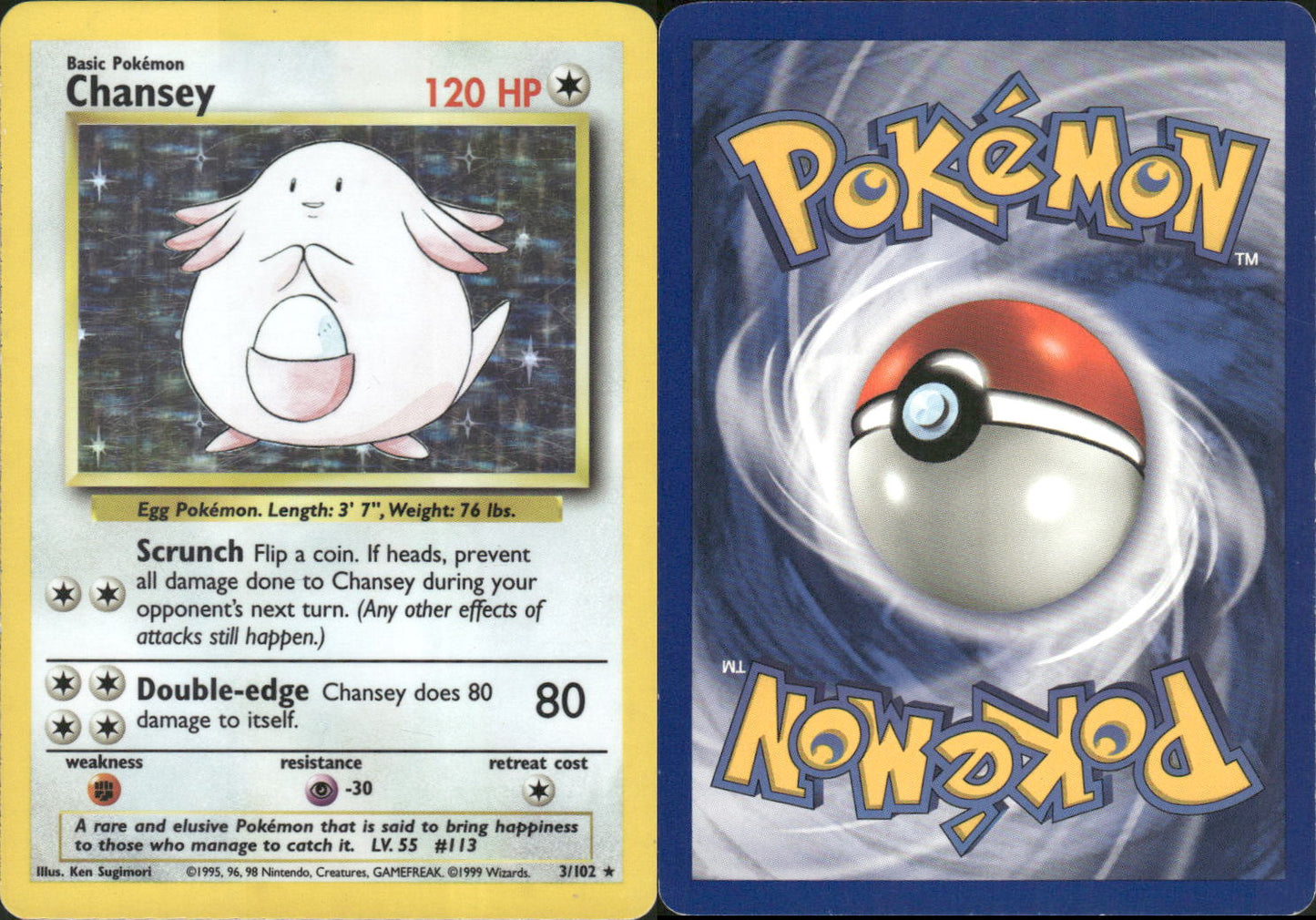 Chansey (3/102) [Base Set Unlimited]