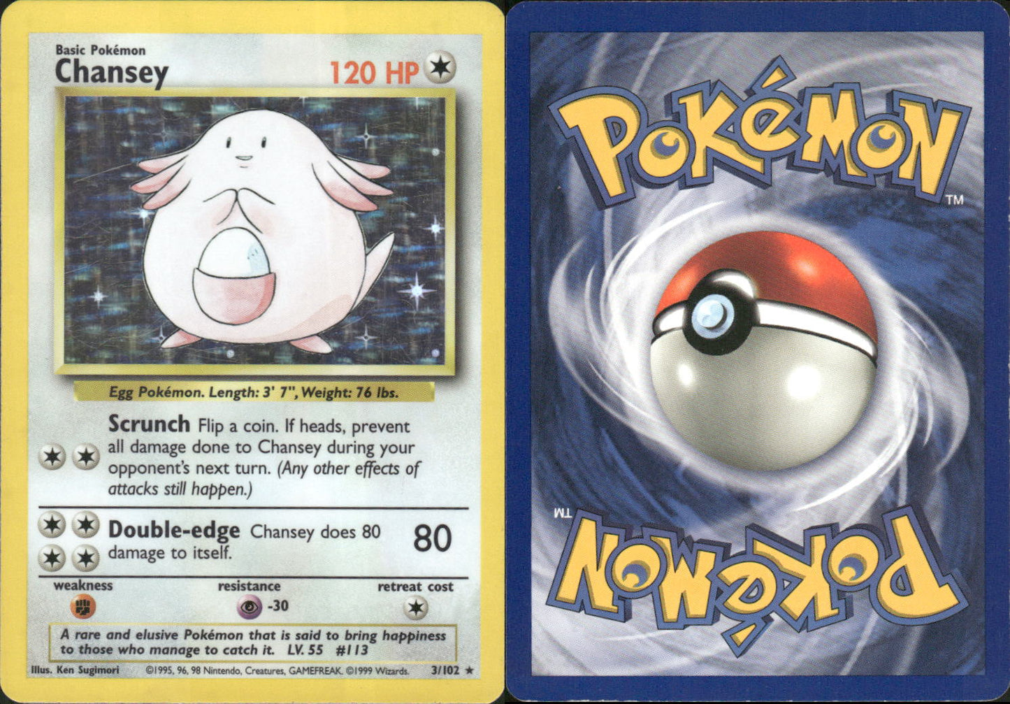 Chansey (3/102) [Base Set Unlimited]