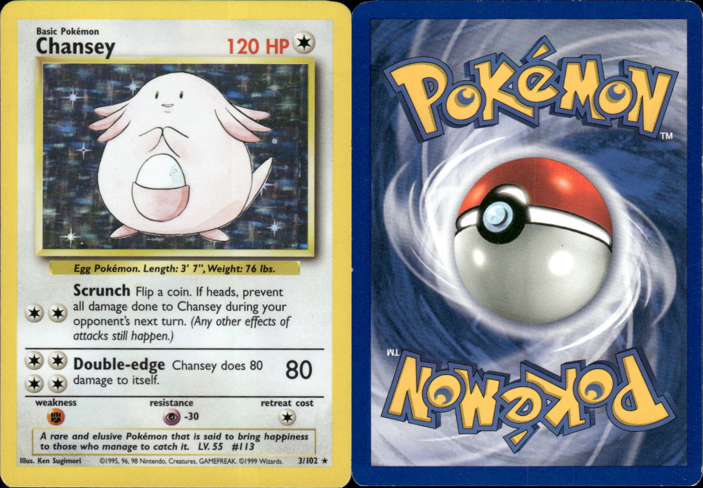 Chansey (3/102) [Base Set Unlimited]