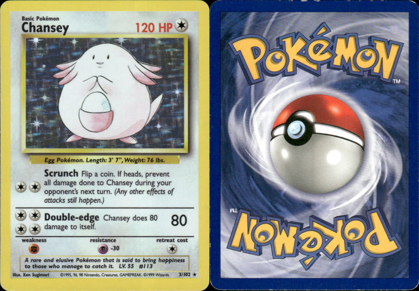 Chansey (3/102) [Base Set Unlimited]