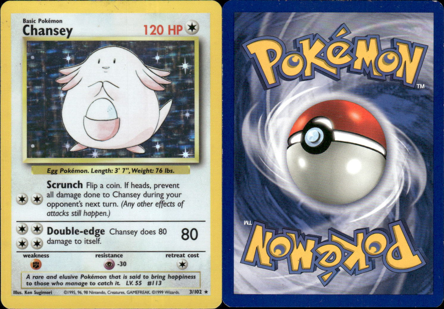 Chansey (3/102) [Base Set Unlimited]