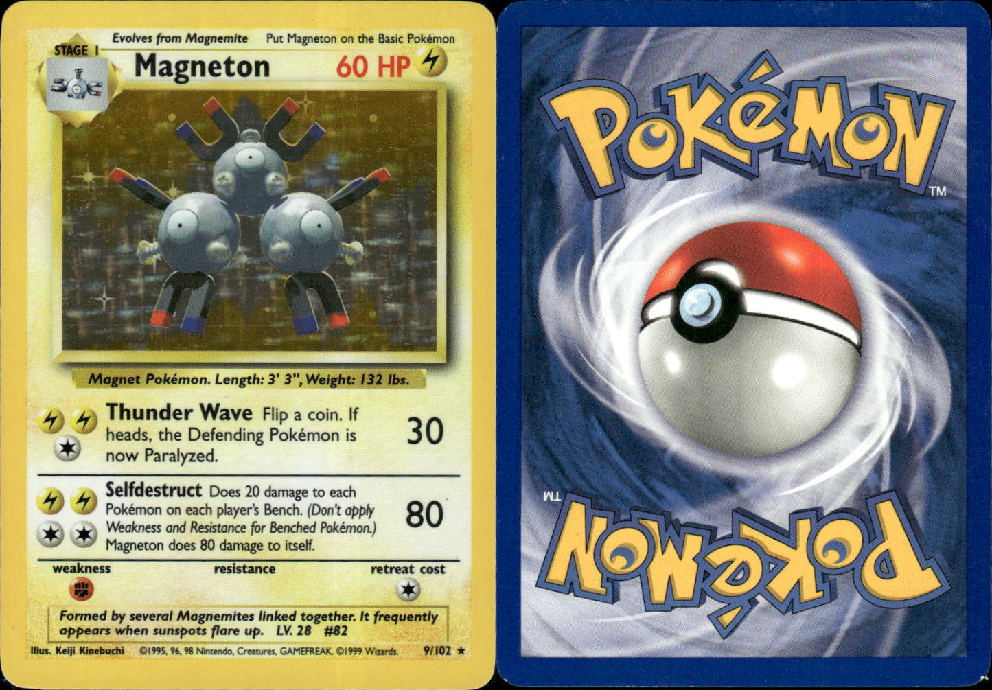 Magneton (9/102) [Base Set Unlimited]