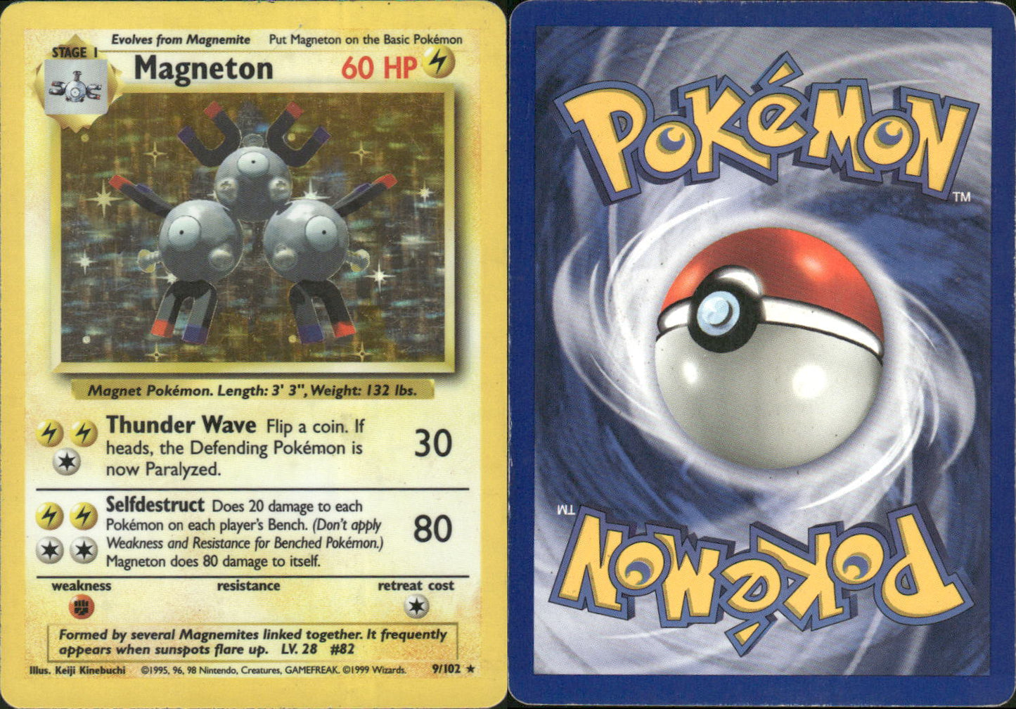 Magneton (9/102) [Base Set Unlimited]