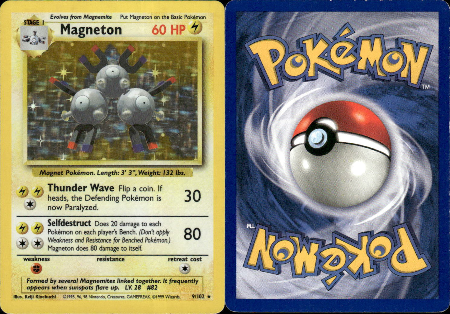 Magneton (9/102) [Base Set Unlimited]