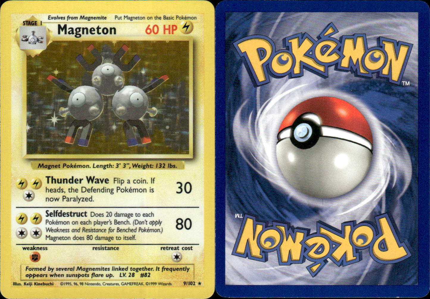 Magneton (9/102) [Base Set Unlimited]