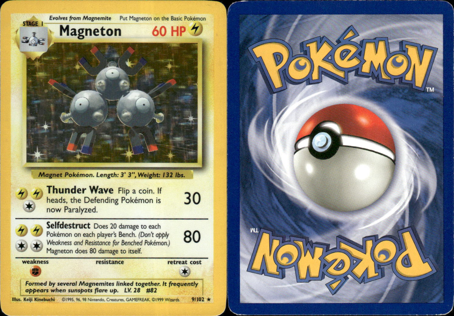 Magneton (9/102) [Base Set Unlimited]