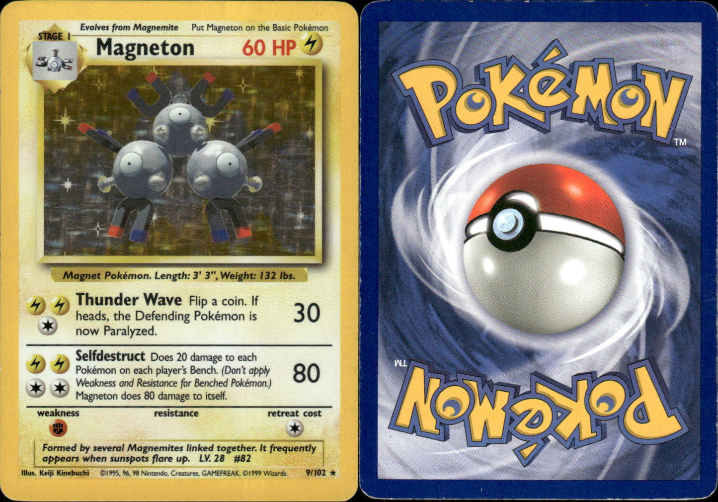 Magneton (9/102) [Base Set Unlimited]