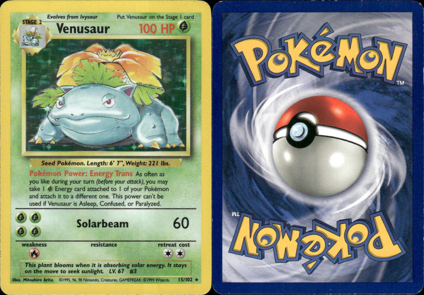 Venusaur (15/102) [Base Set Unlimited]