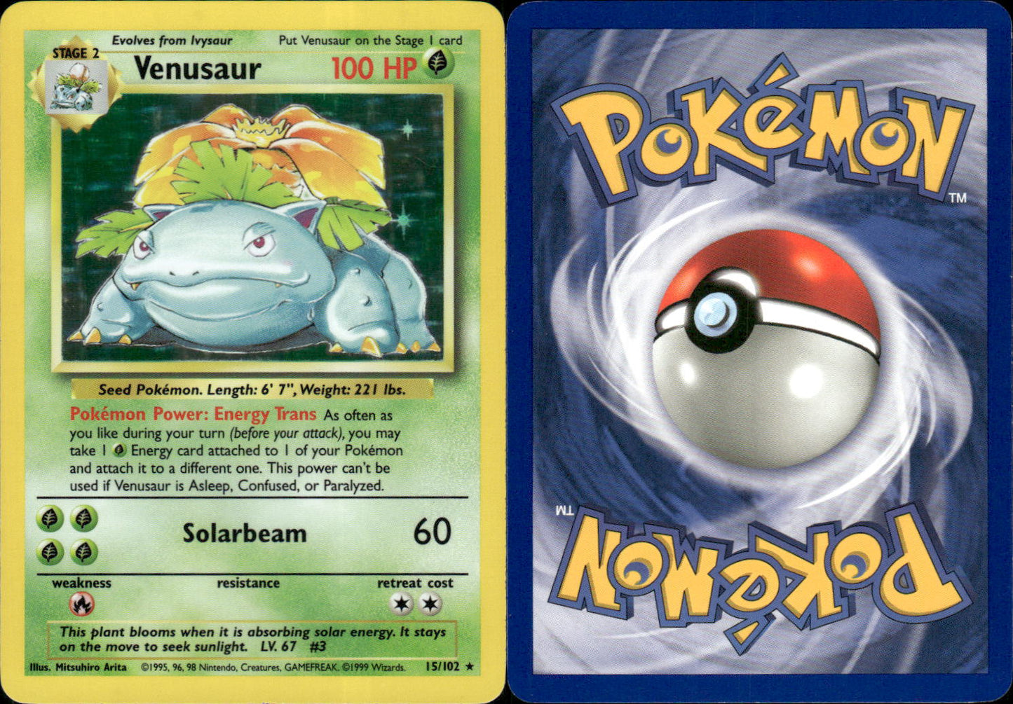 Venusaur (15/102) [Base Set Unlimited]