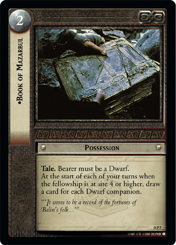 Book of Mazarbul  (0P7) [LotR Promo]