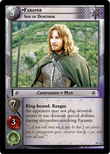 Faramir, Son of Denethor  (0P16) [LotR Promo]