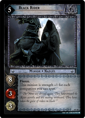 Black Rider  (0P20) [LotR Promo]