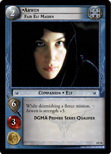 Arwen, Fair Elf Maiden  (0P28) [LotR Promo]