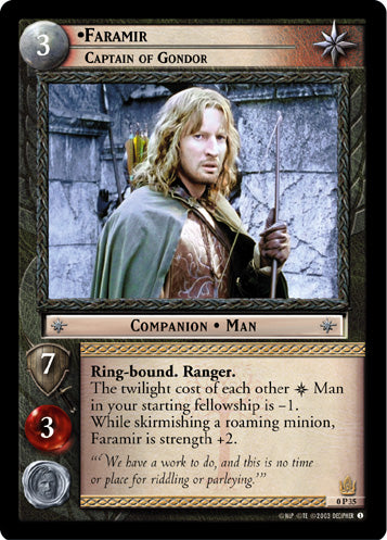 Faramir, Captain of Gondor  (0P35) [LotR Promo]